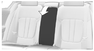 Rear center armrest