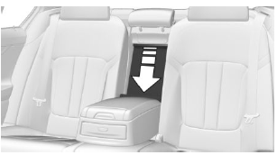 Without comfort seats: opening through-loading