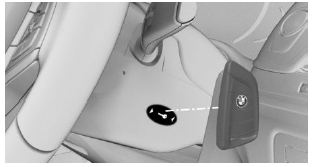 Switching the drive-ready state on via emergency detection of the vehicle key