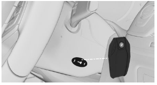 Switching on drive-ready state via emergency detection of the BMW display key