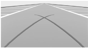 Turning radius lines