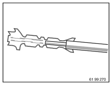 BMW 7 Series - Butt Connector For Repairing A Plug Connection ...