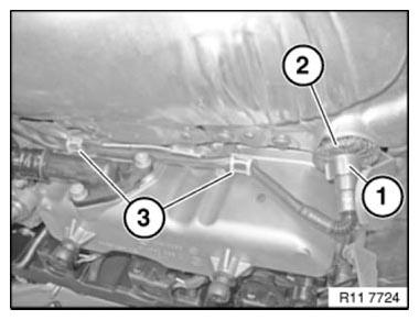 BMW 7 Series - Replacing Left Control Sensor (N63) - Emission Control ...